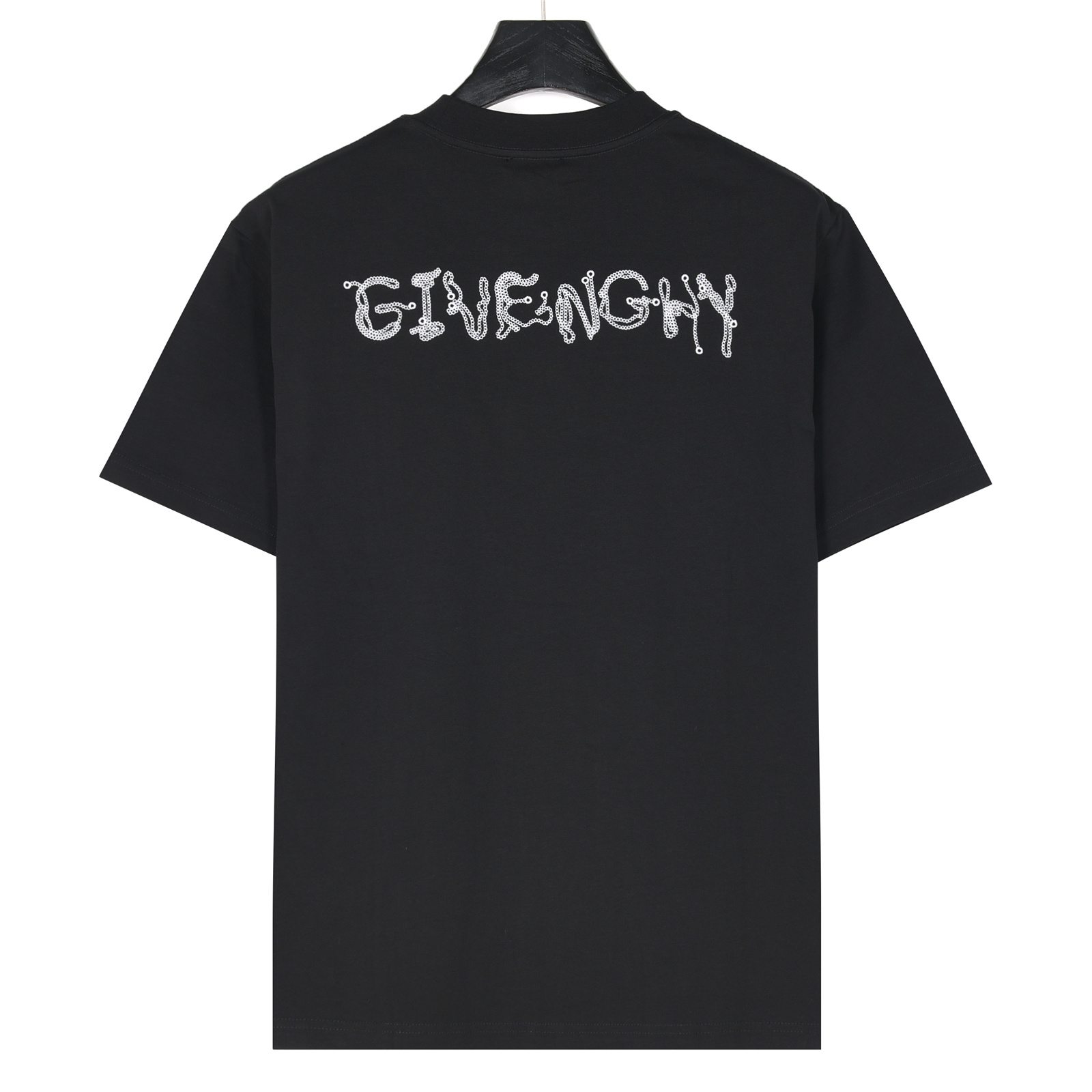 GIVENCHY/纪梵希 25ss 宫格及后背logo立体刺绣短袖T恤