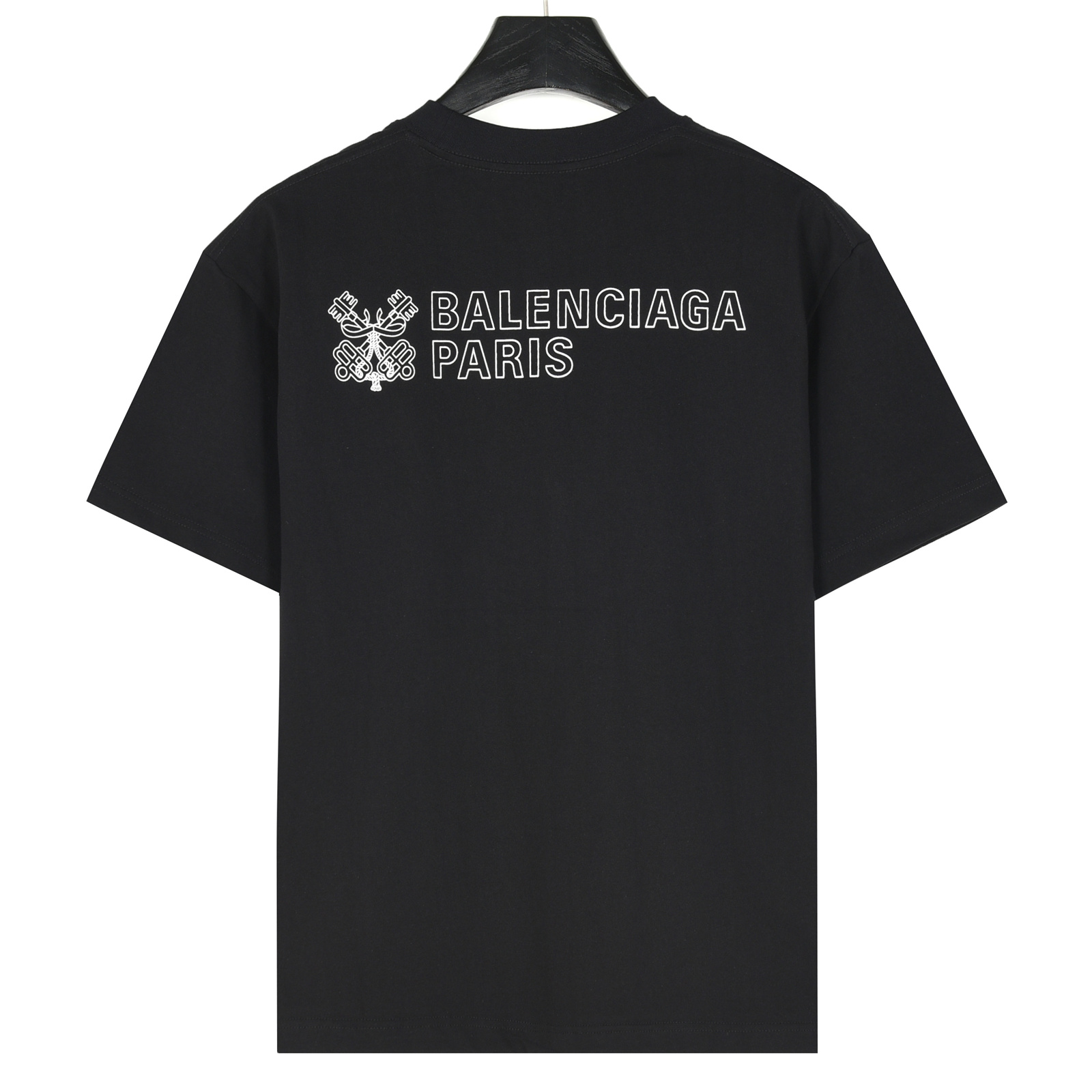 Balenciaga/巴黎世家 25ss 钥匙徽章logo印花短袖T恤