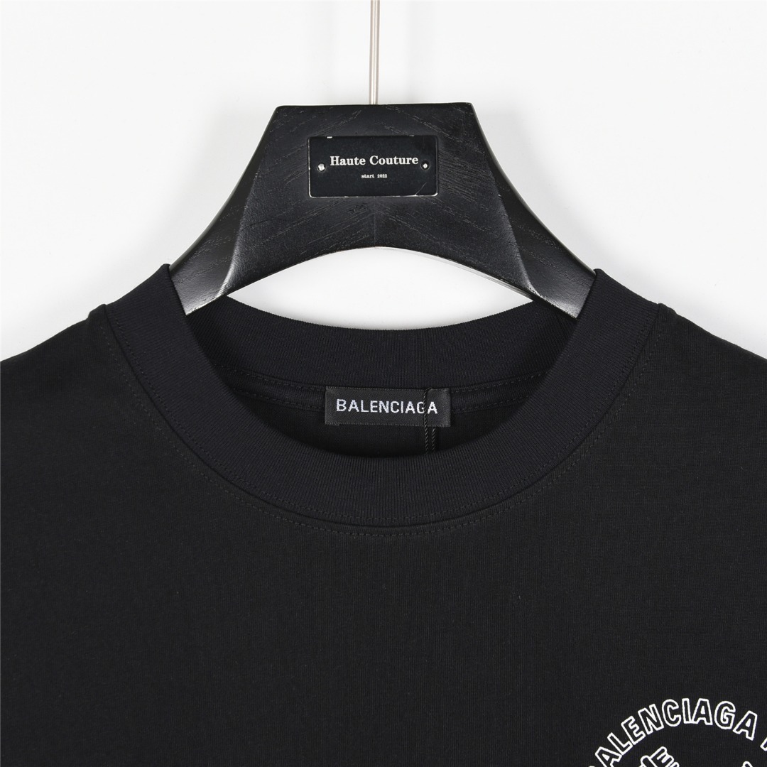 Balenciaga/巴黎世家 25ss 钥匙徽章logo印花短袖T恤