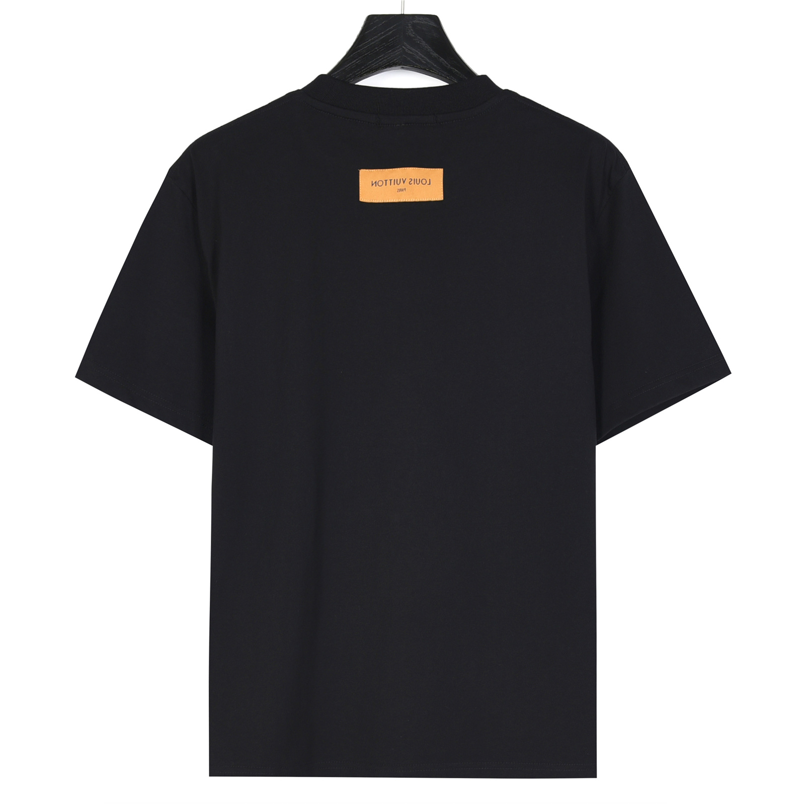 Louis Vuitton/路易威登 25ss 简约logo刺绣短袖T恤 黑色 白色