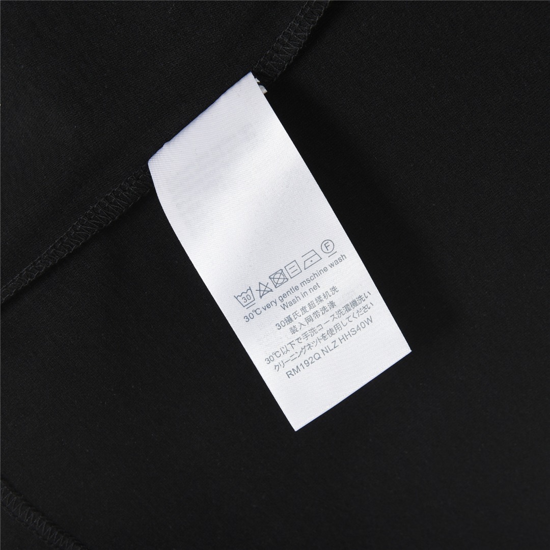 LouisVuitton/路易威登 25ss 珍珠logo字母烫钻短袖T恤
