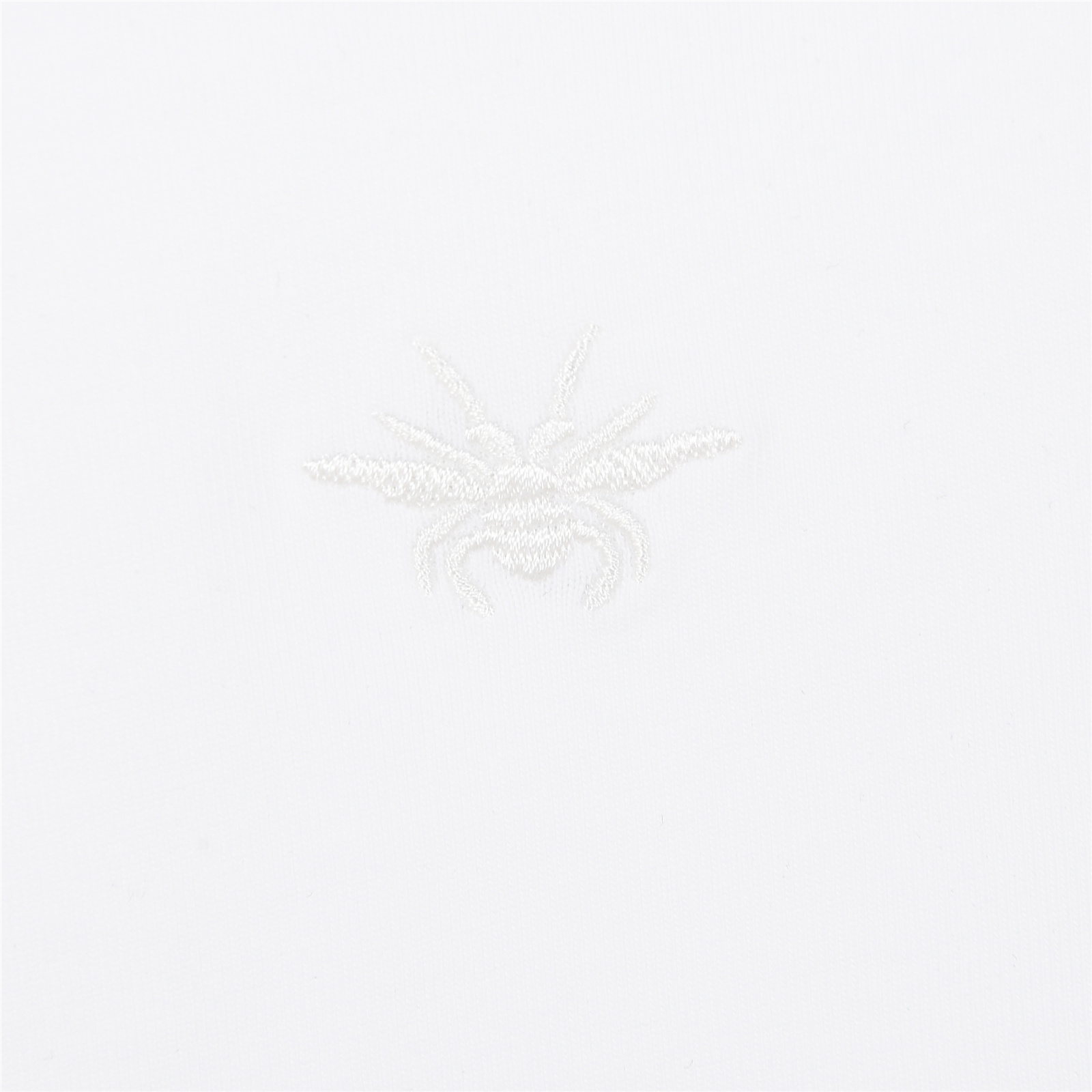 Dior/迪奥 25ss 领口CD串珠logo蜜蜂刺绣短袖T恤黑色 白色