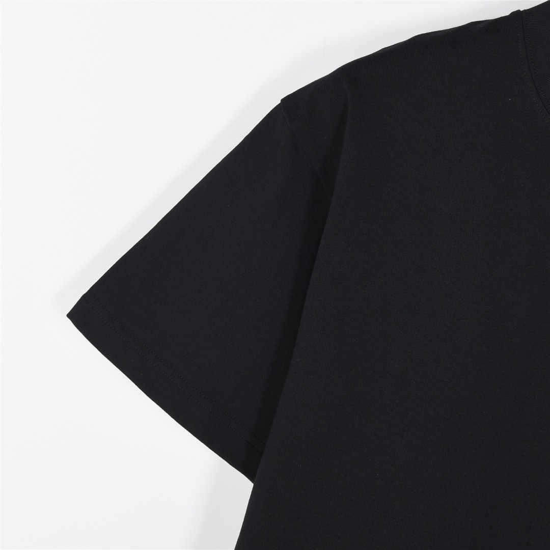 Dior/迪奥 25ss 领口CD串珠logo蜜蜂刺绣短袖T恤