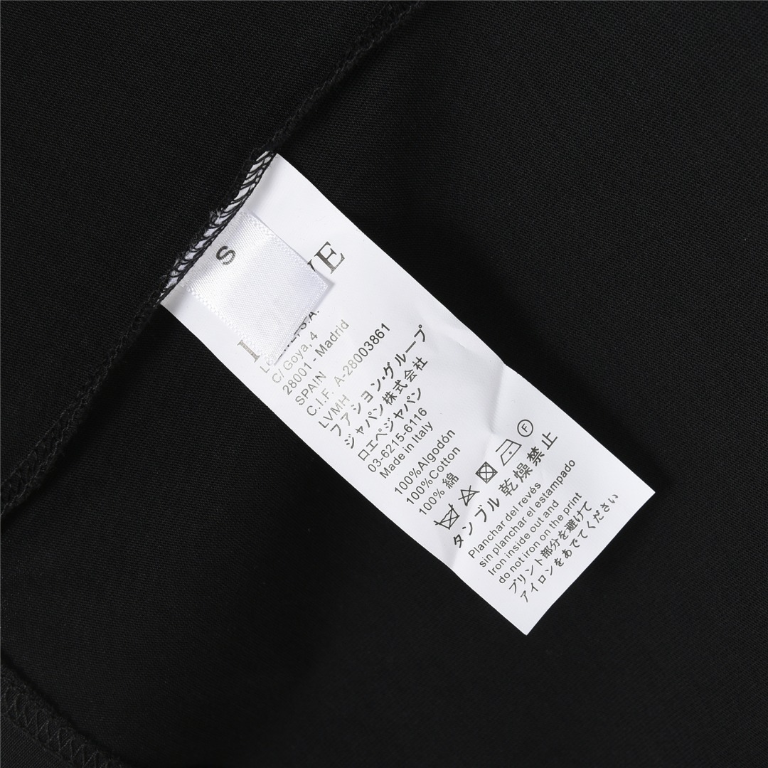 Loewe/罗意威 25ss 不规则徽标logo撞色刺绣短袖T恤