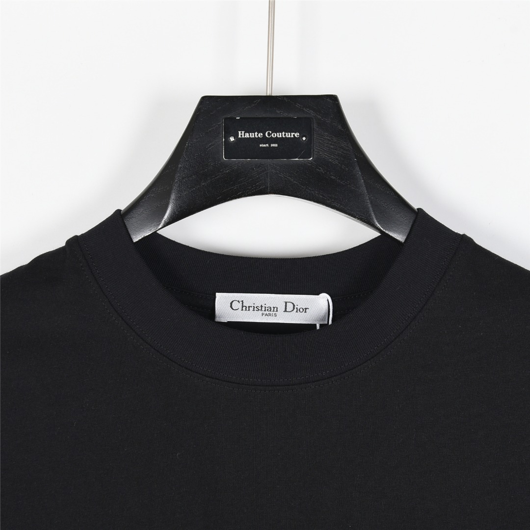 Dior/迪奥 25ss 1947标志Logo刺绣短袖T恤