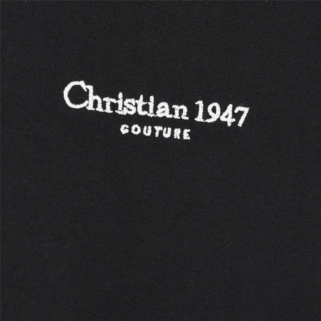 Dior/迪奥 25ss 1947标志Logo刺绣短袖T恤