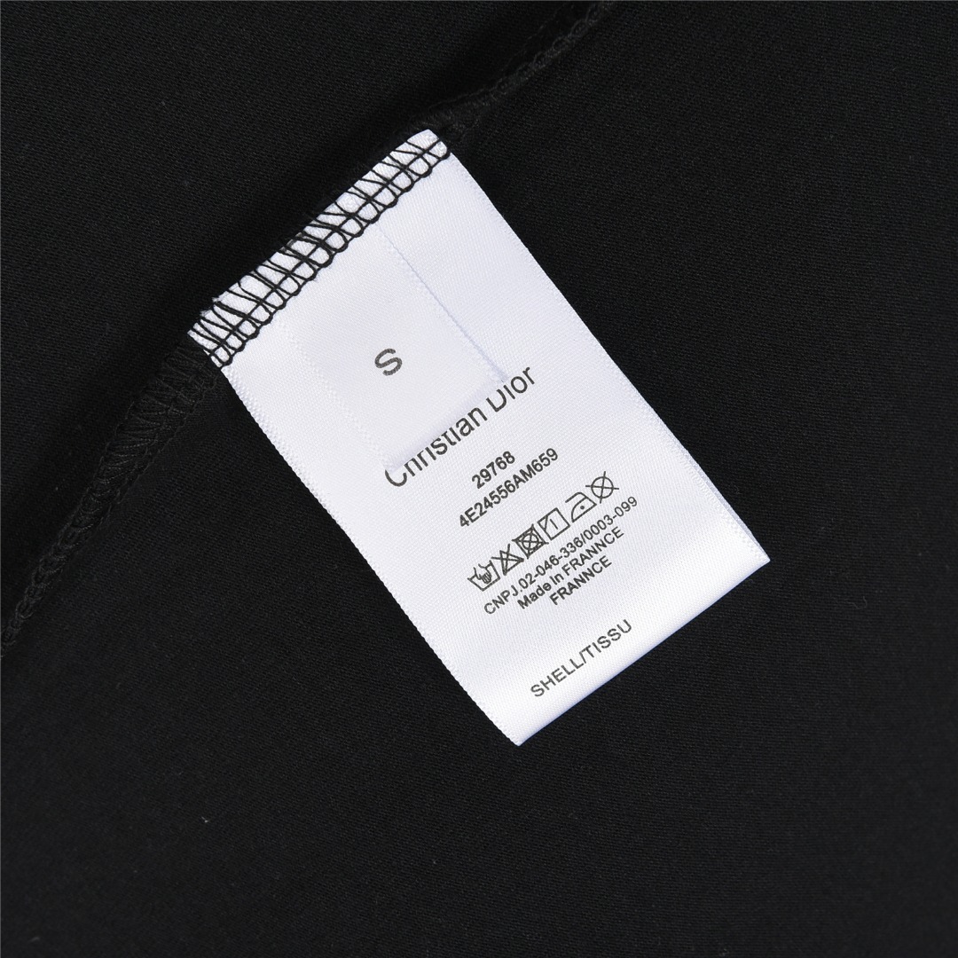 Dior/迪奥 25ss 1947标志Logo刺绣短袖T恤