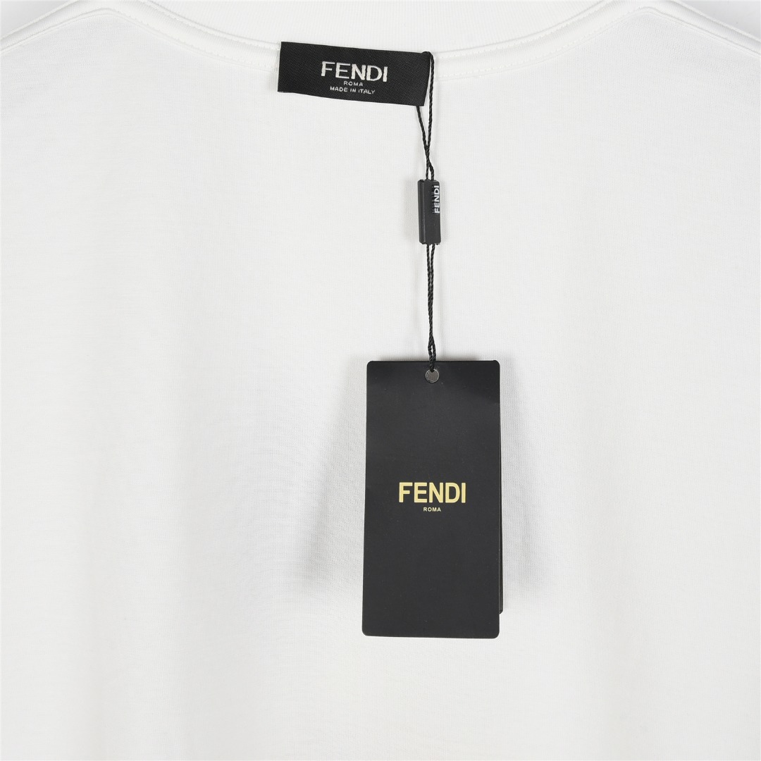 Fendi/芬迪 25ss 卡通人物手绘短袖T恤