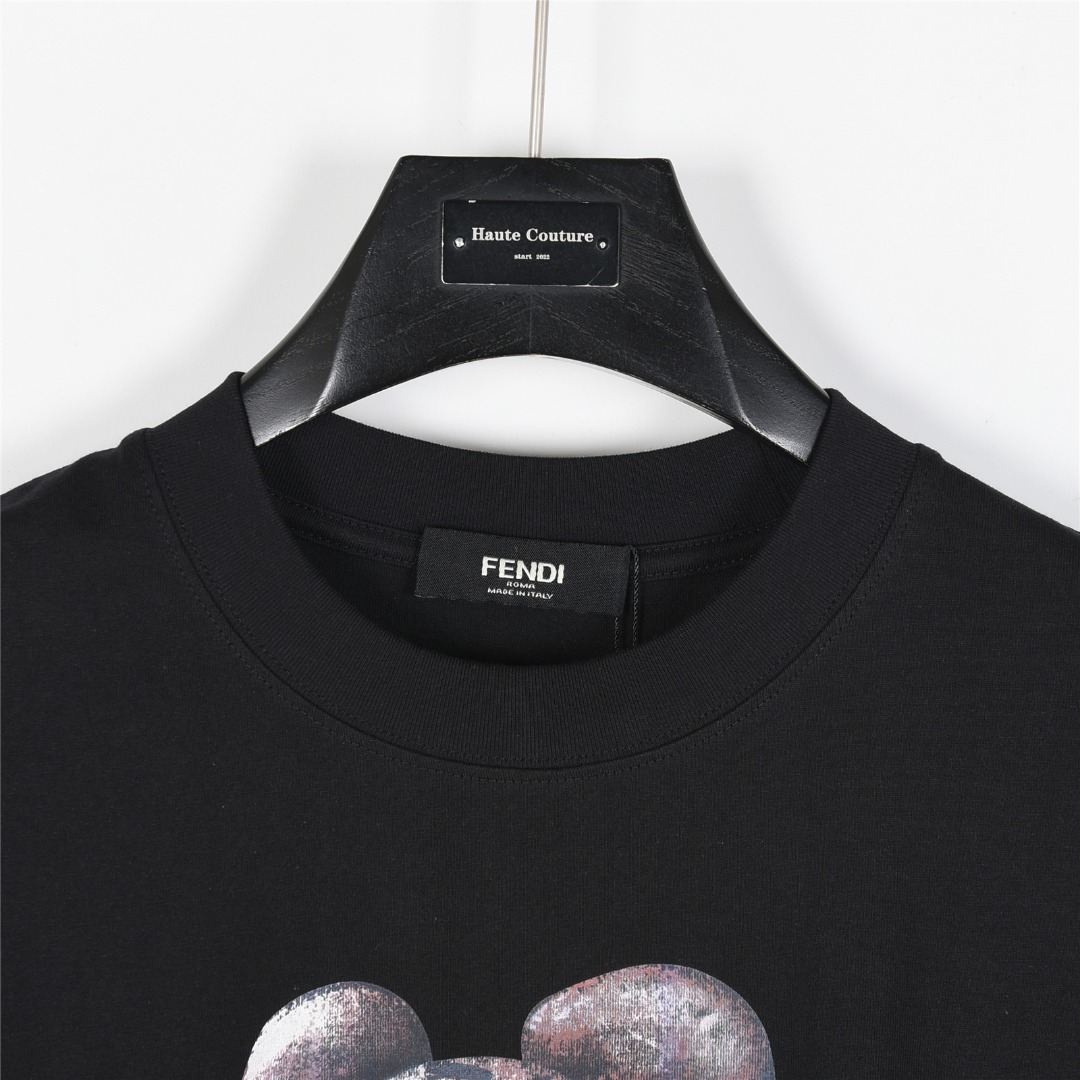 Fendi/芬迪 25ss 卡通人物手绘短袖T恤