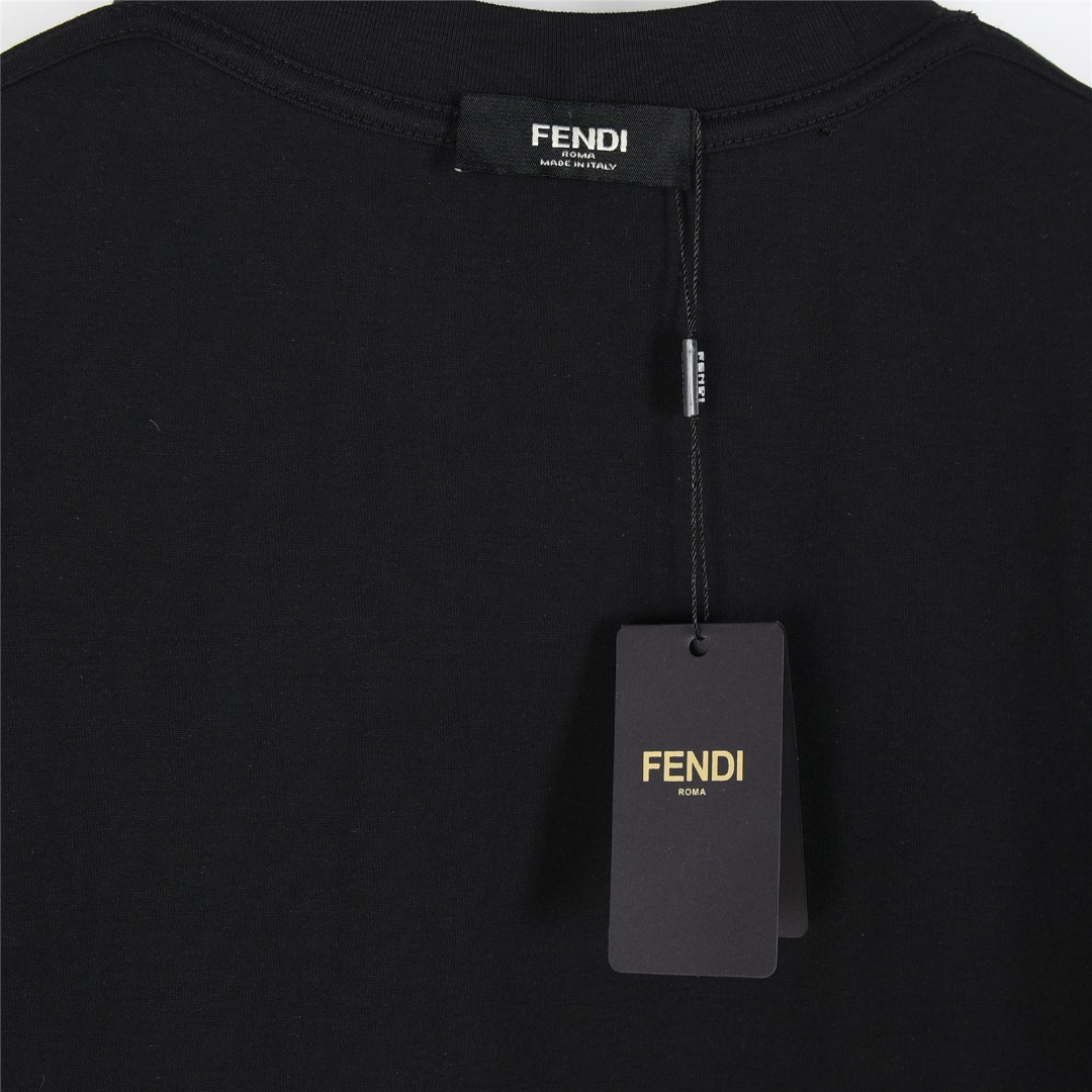 Fendi/芬迪 25ss 卡通人物手绘短袖T恤