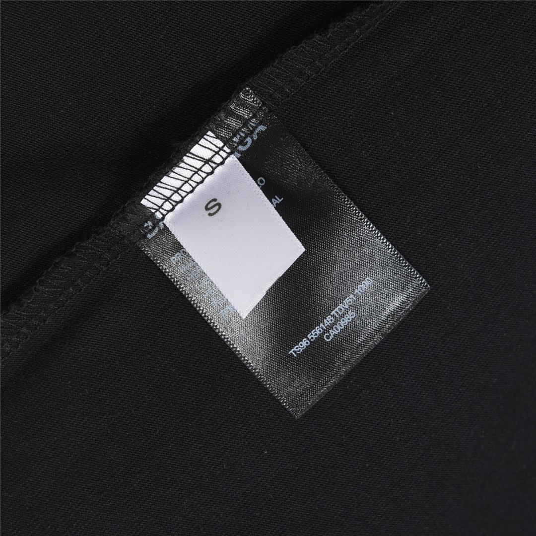 balenciaga & paris 25ss 联名多元素标识印花短袖T恤