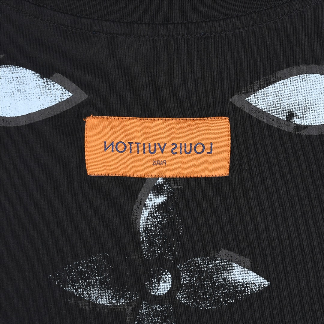 LouisVuitton/路易威登 25ss 满印老花四叶草渲染短袖T恤