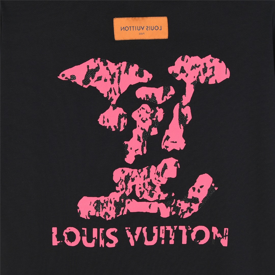 Louis Vuitton/路易威登 25ss 云朵波点压胶印花短袖T恤