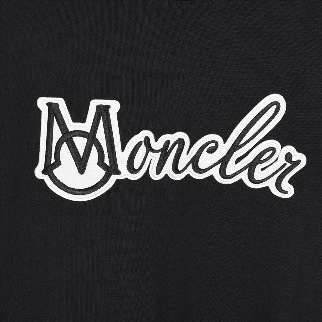 Moncler/蒙口 25ss 字母logo徽标刺绣短袖T恤