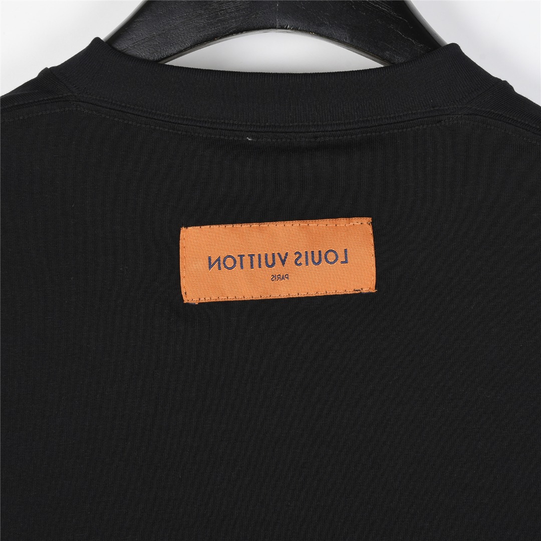 Louis Vuitton/路易威登 25ss 字母logo涂鸦手绘短袖T恤