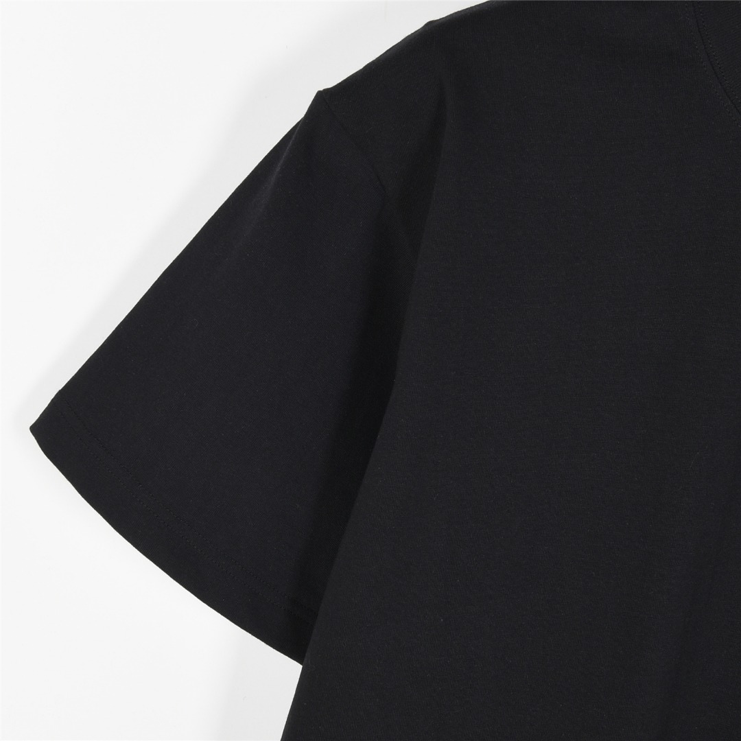 Balenciaga /巴黎世家 25ss 前后立体刺绣logo短袖T恤