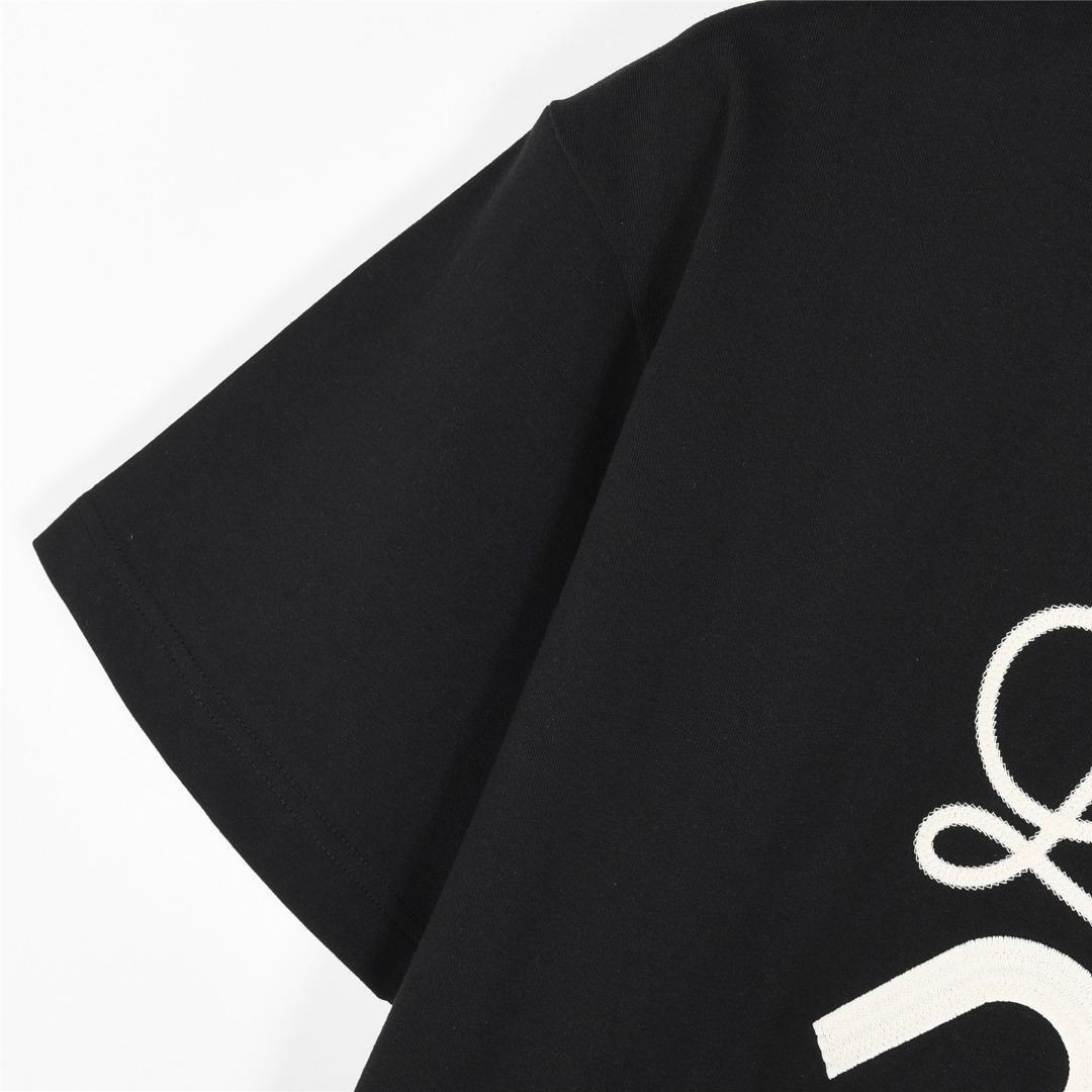 Loewe罗意威 & on 25ss 联名徽标logo刺绣短袖T恤