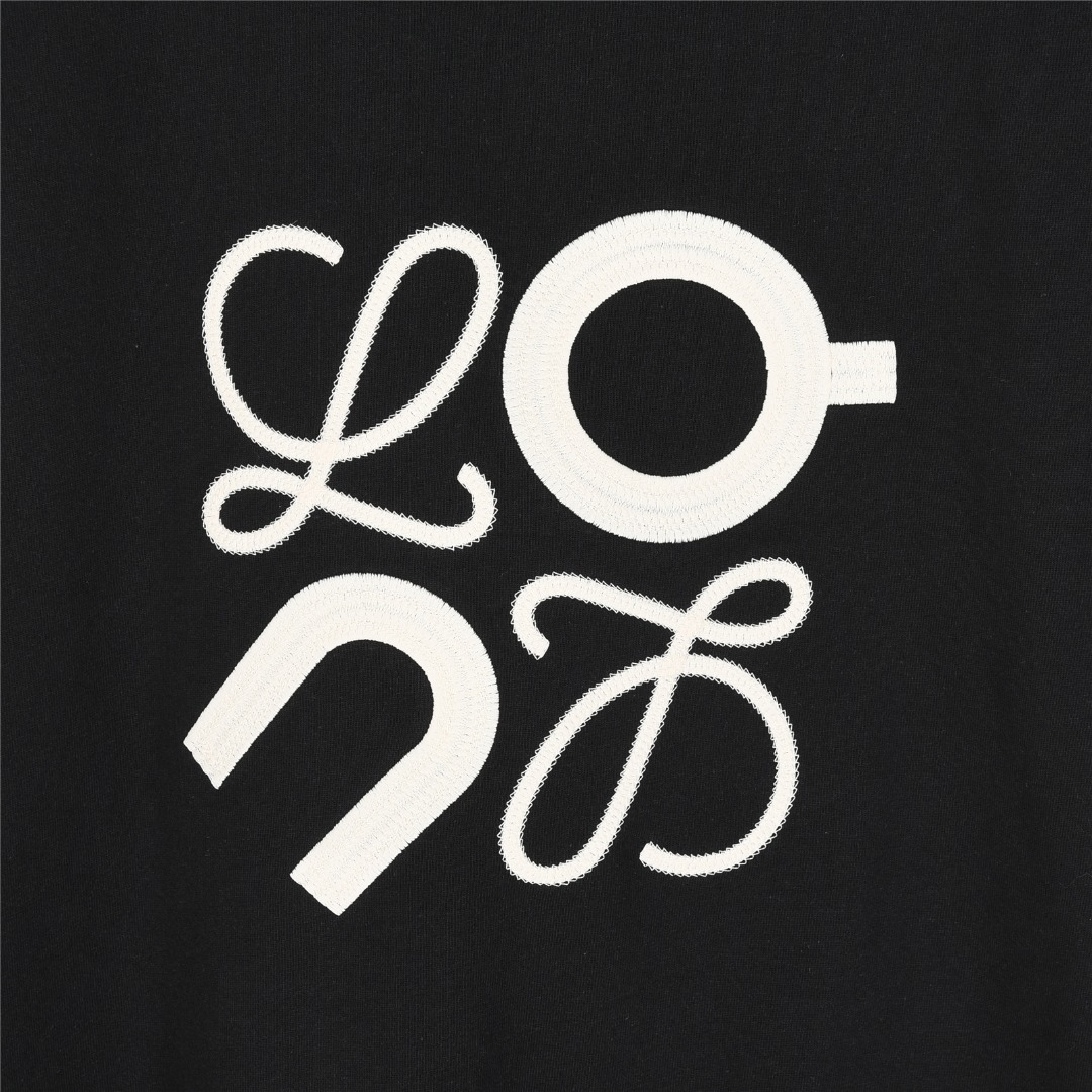 Loewe罗意威 & on 25ss 联名徽标logo刺绣短袖T恤