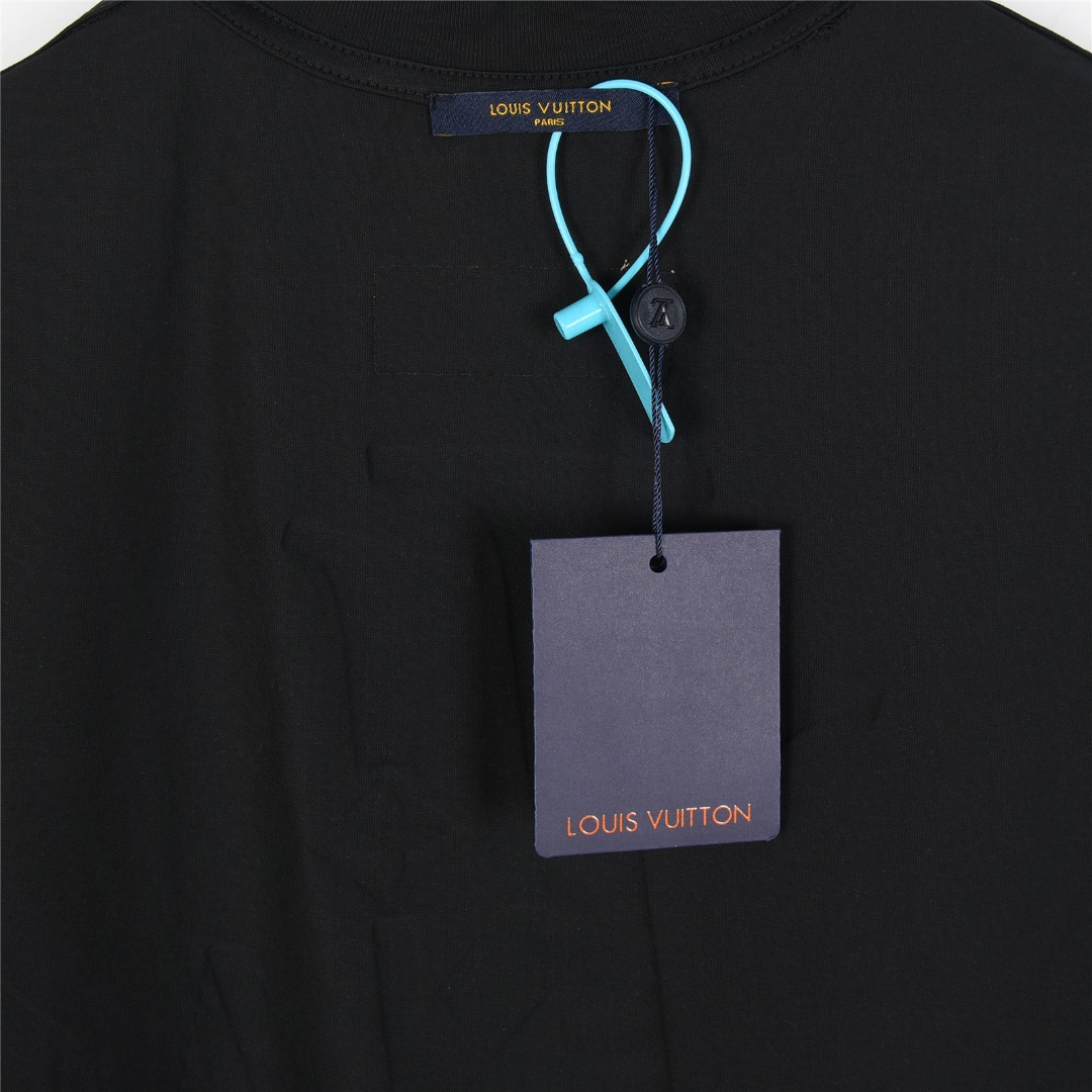 Louis Vuitton/路易威登 25ss 签名logo字母发泡印花短袖T恤