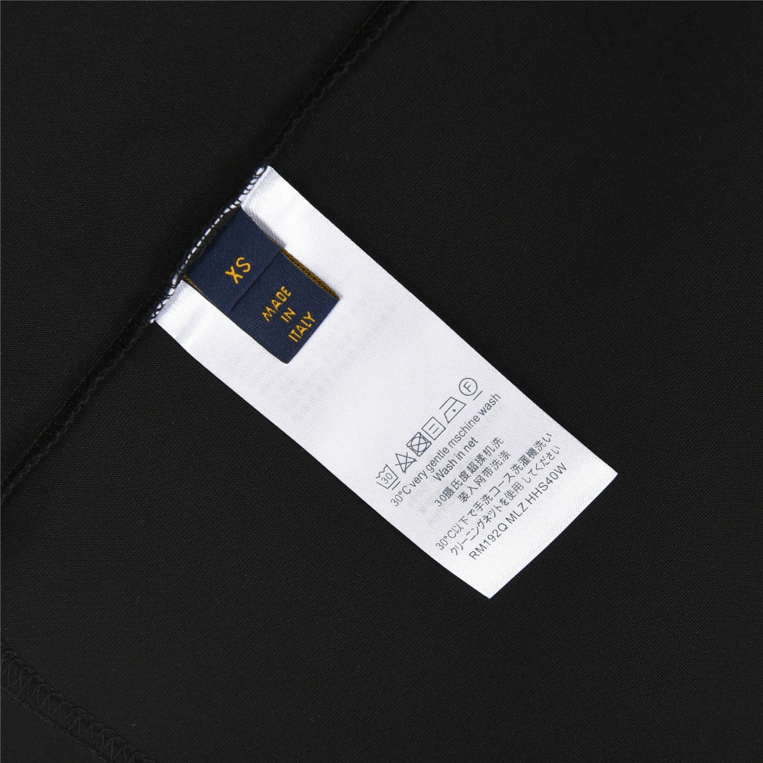 Louis Vuitton/路易威登 25ss 渐变虹彩竖纹印花短袖T恤