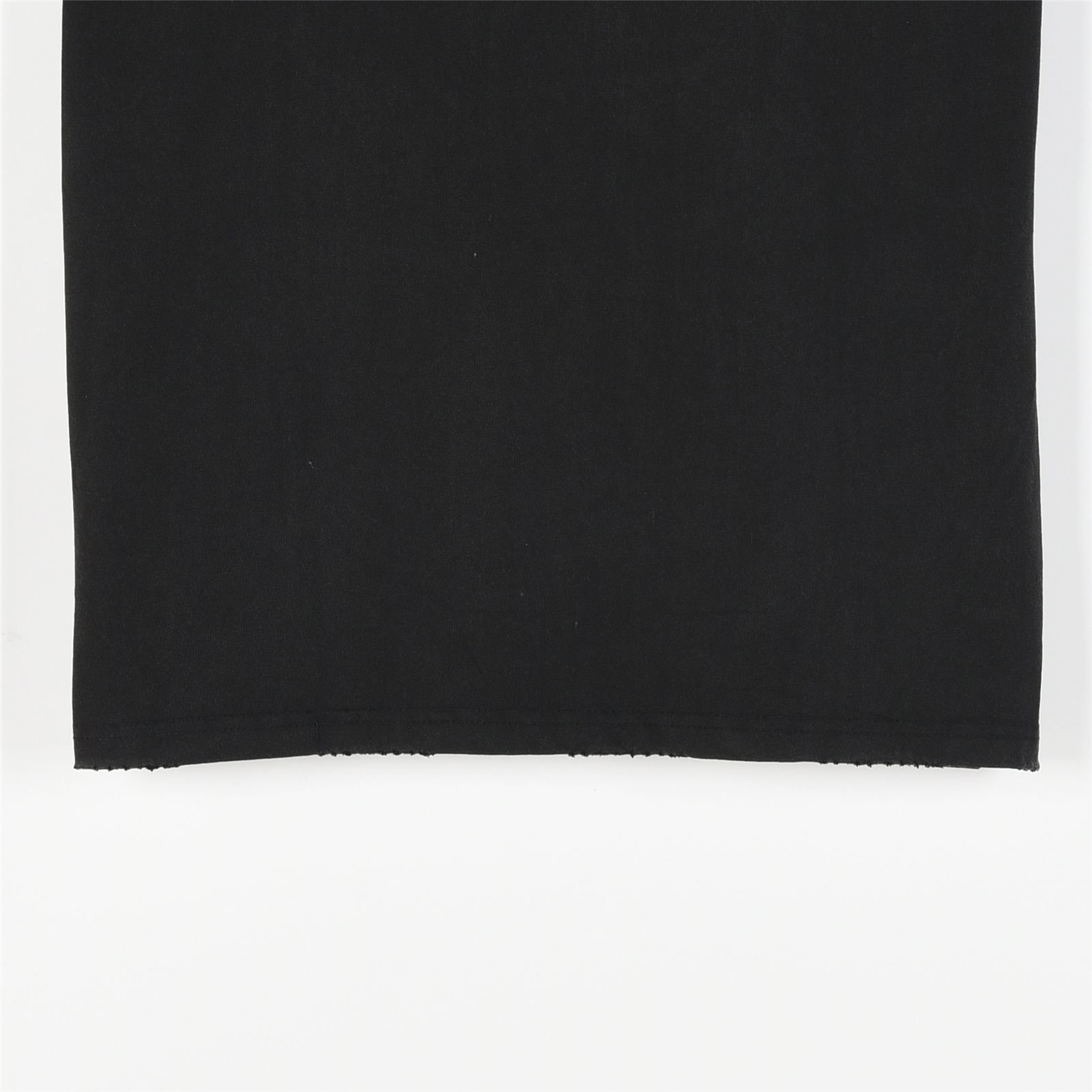 Balenciga/巴黎世家 后背梵文字母龟裂印花做旧磨破短袖T恤