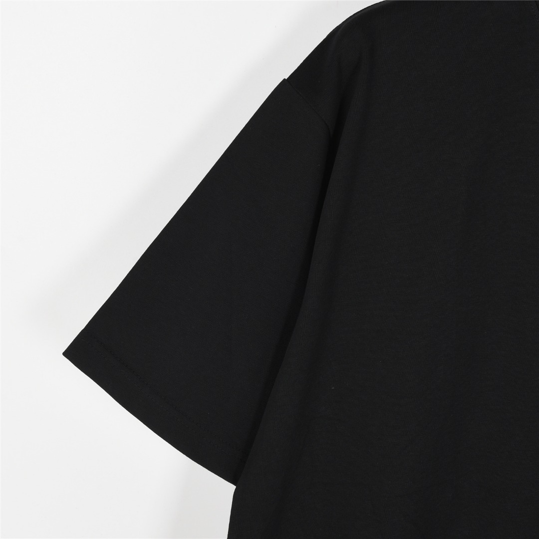 Balenciga/巴黎世家 字母封条掩盖印花短袖T恤
