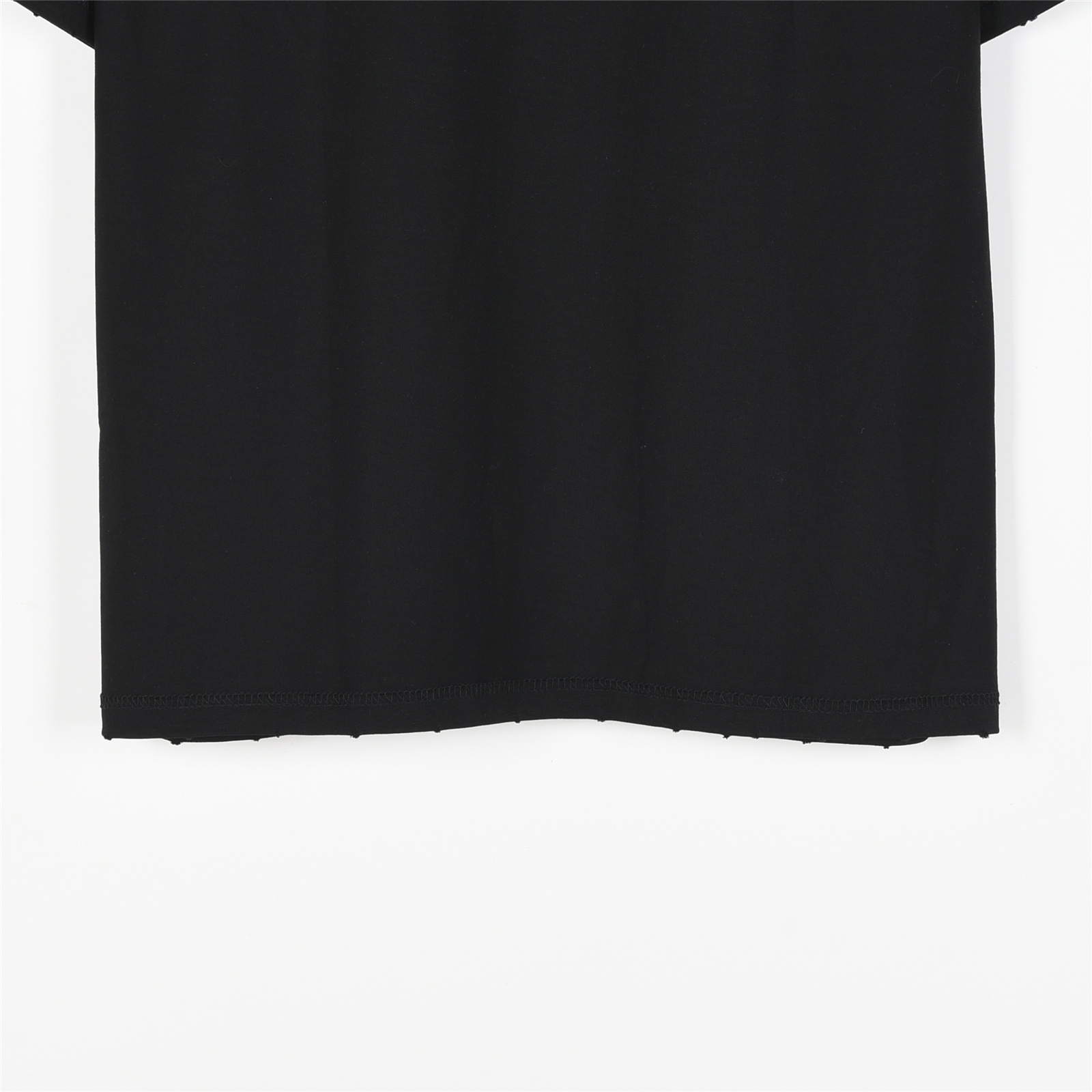 Balenciga/巴黎世家 反面穿城堡印花破洞短袖T恤