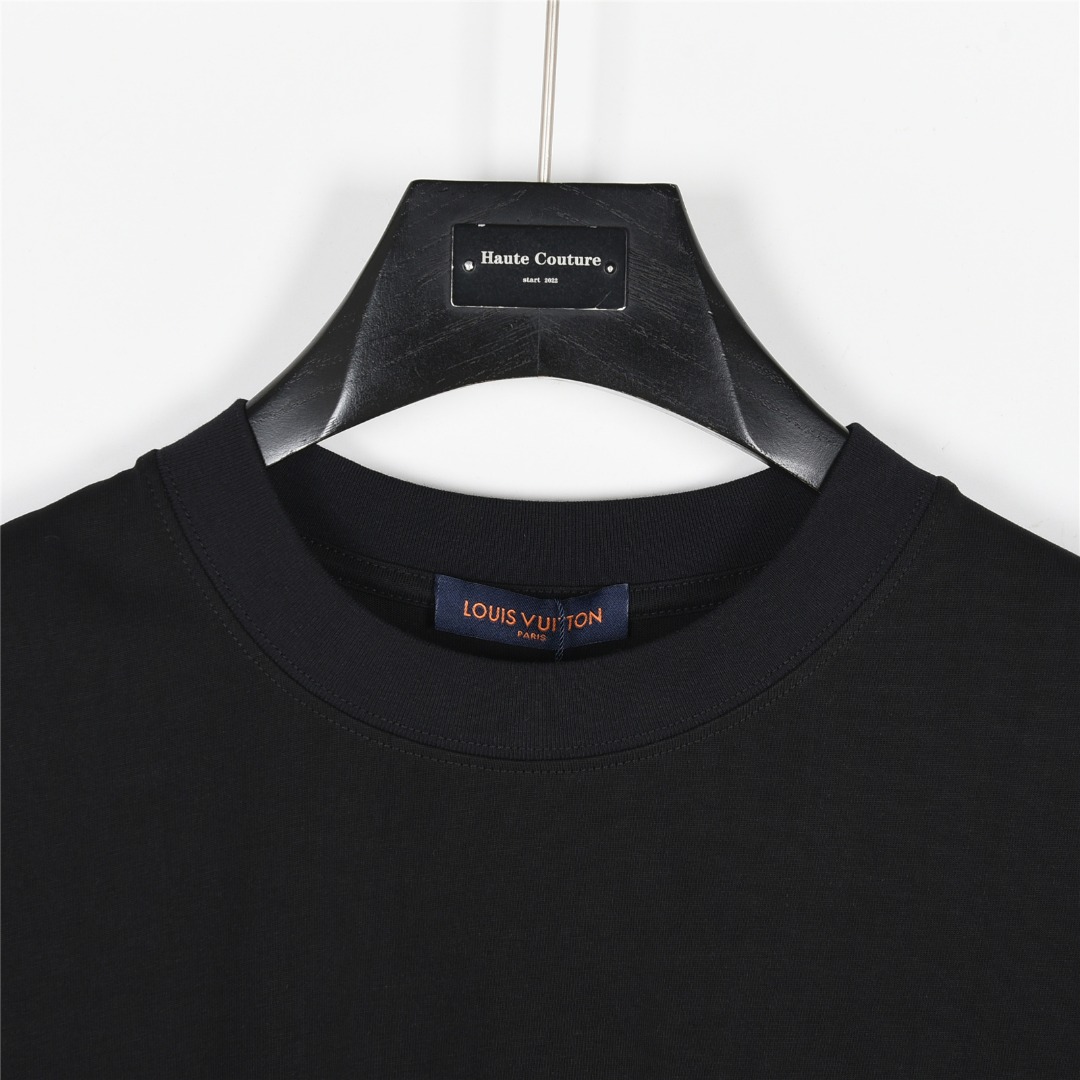 Louis Vuitton/路易威登 25ss 限定款 后背花卉涂鸦发泡短袖T恤
