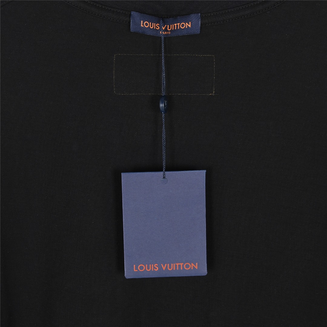 Louis Vuitton/路易威登 25ss 限定款 后背花卉涂鸦发泡短袖T恤