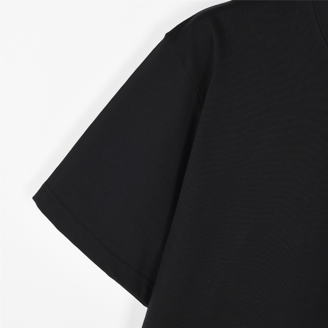 Burberry/巴宝莉 25ss 马术骑士盾牌徽标刺绣短袖T恤 黑色 咖色