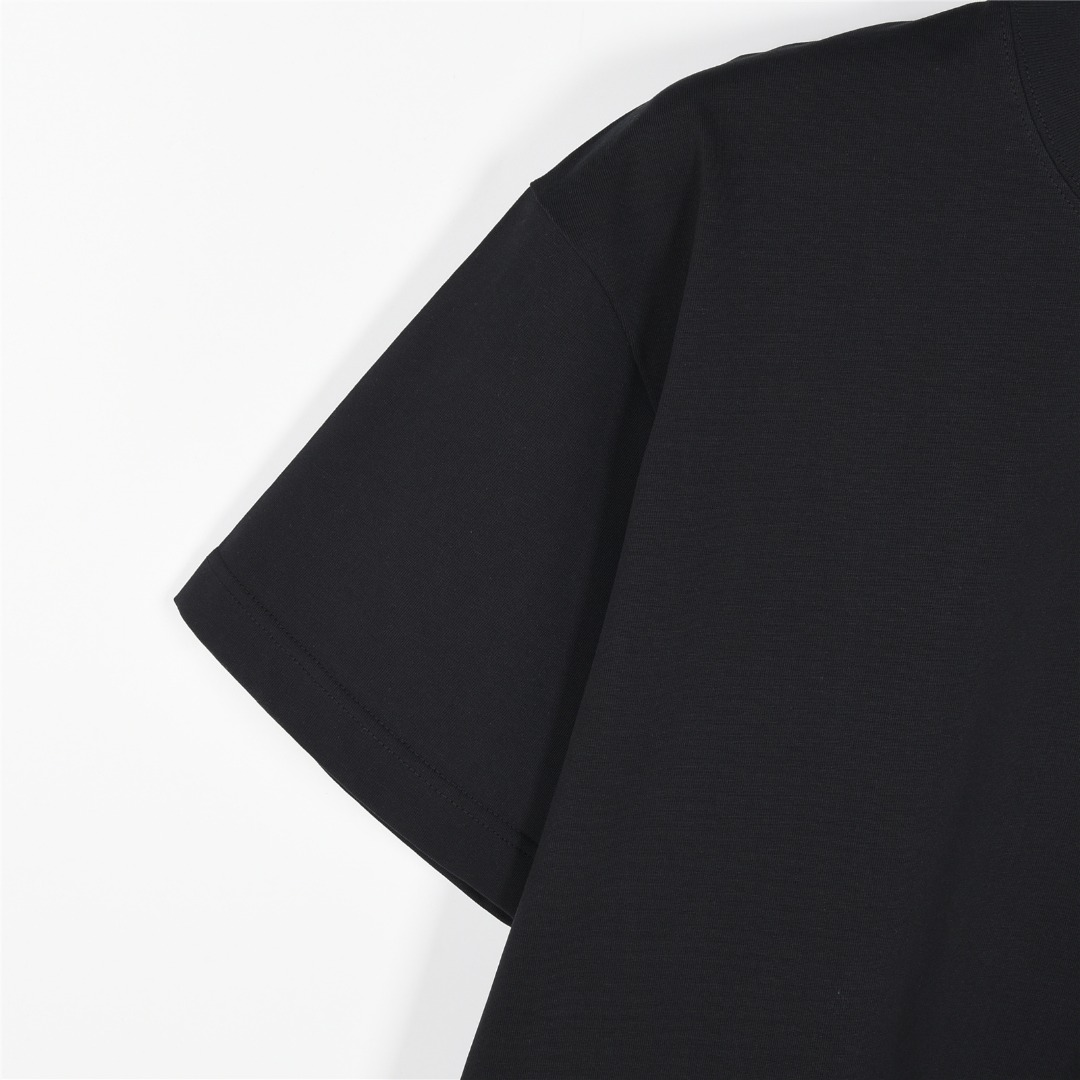 Givenchy/纪梵希 25ss 胸前小logo宫格刺绣短袖T恤 黑色 白色 粉色