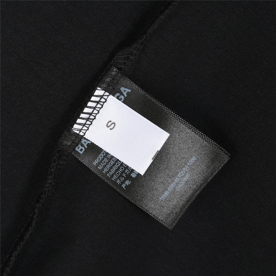 Balenciaga/巴黎世家 25ss 肖像及后被专辑印花廓形短袖T恤