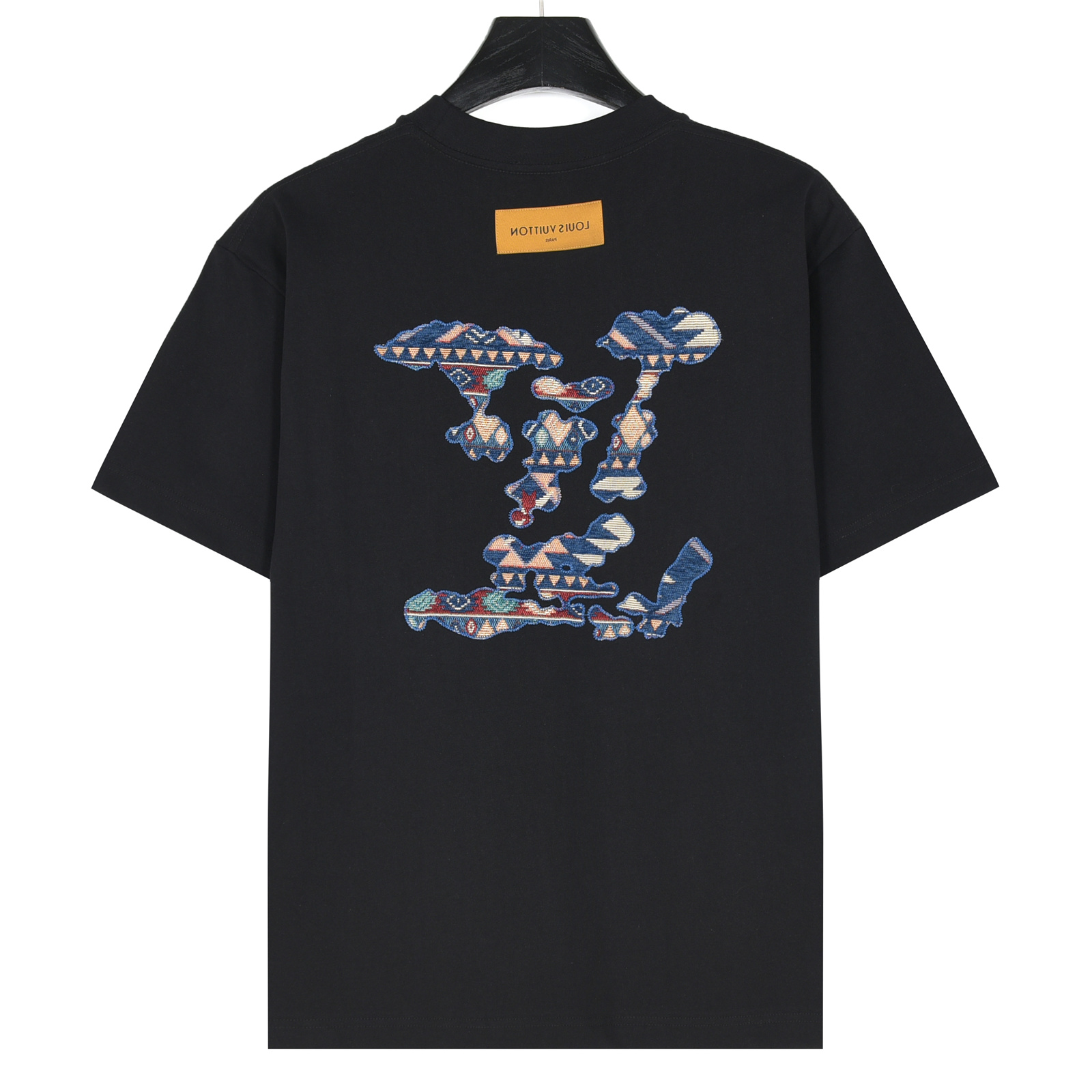Louis Vuitton/路易威登 25ss 后背织锦云朵logo贴布刺绣短袖T恤