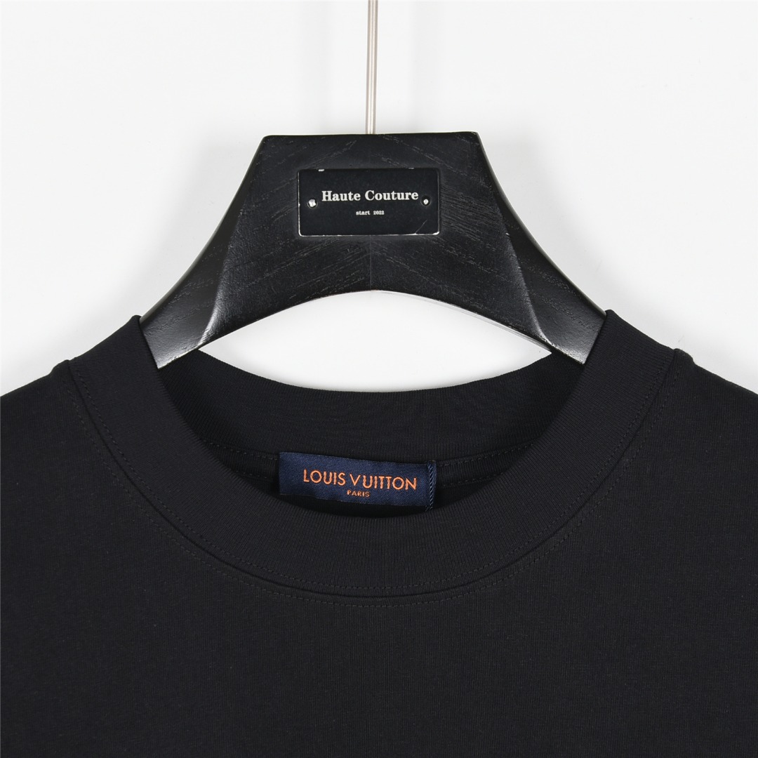 Louis Vuitton/路易威登 25ss 后背织锦云朵logo贴布刺绣短袖T恤
