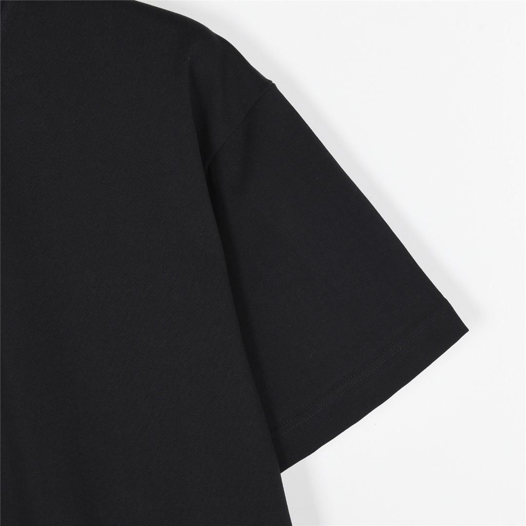 Louis Vuitton/路易威登 25ss 领口拼接logo压胶短袖T恤