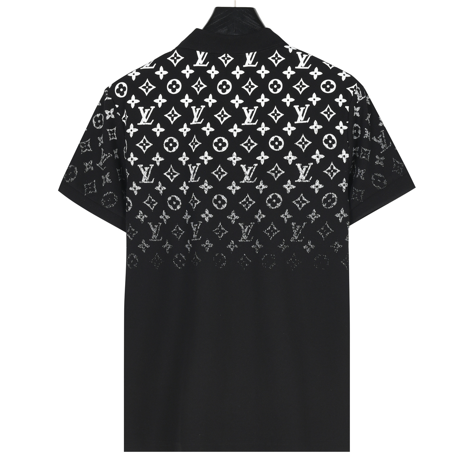 LouisVuitton/路易威登 上幅渐变老花印花短袖Polo衫