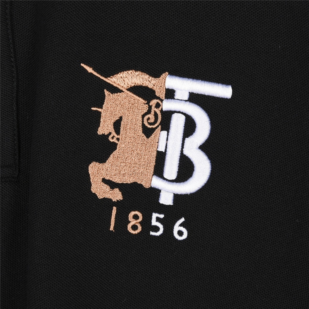 Burberry/巴宝莉 经典TB战马标刺绣短袖Polo衫