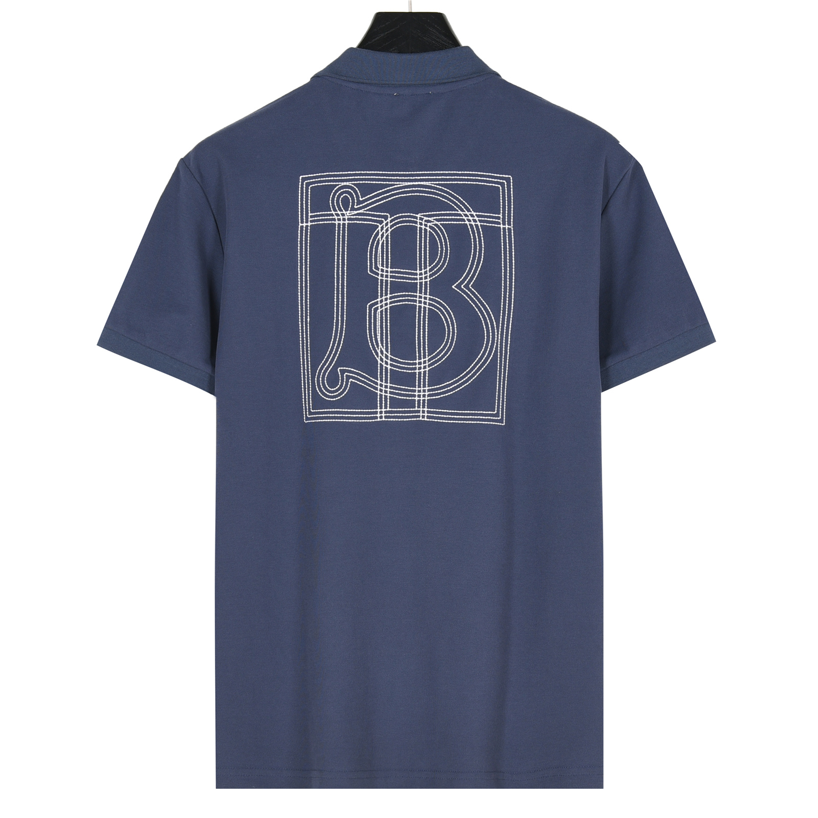 Burberry/巴宝莉 后背TB大字母刺绣短袖Polo衫