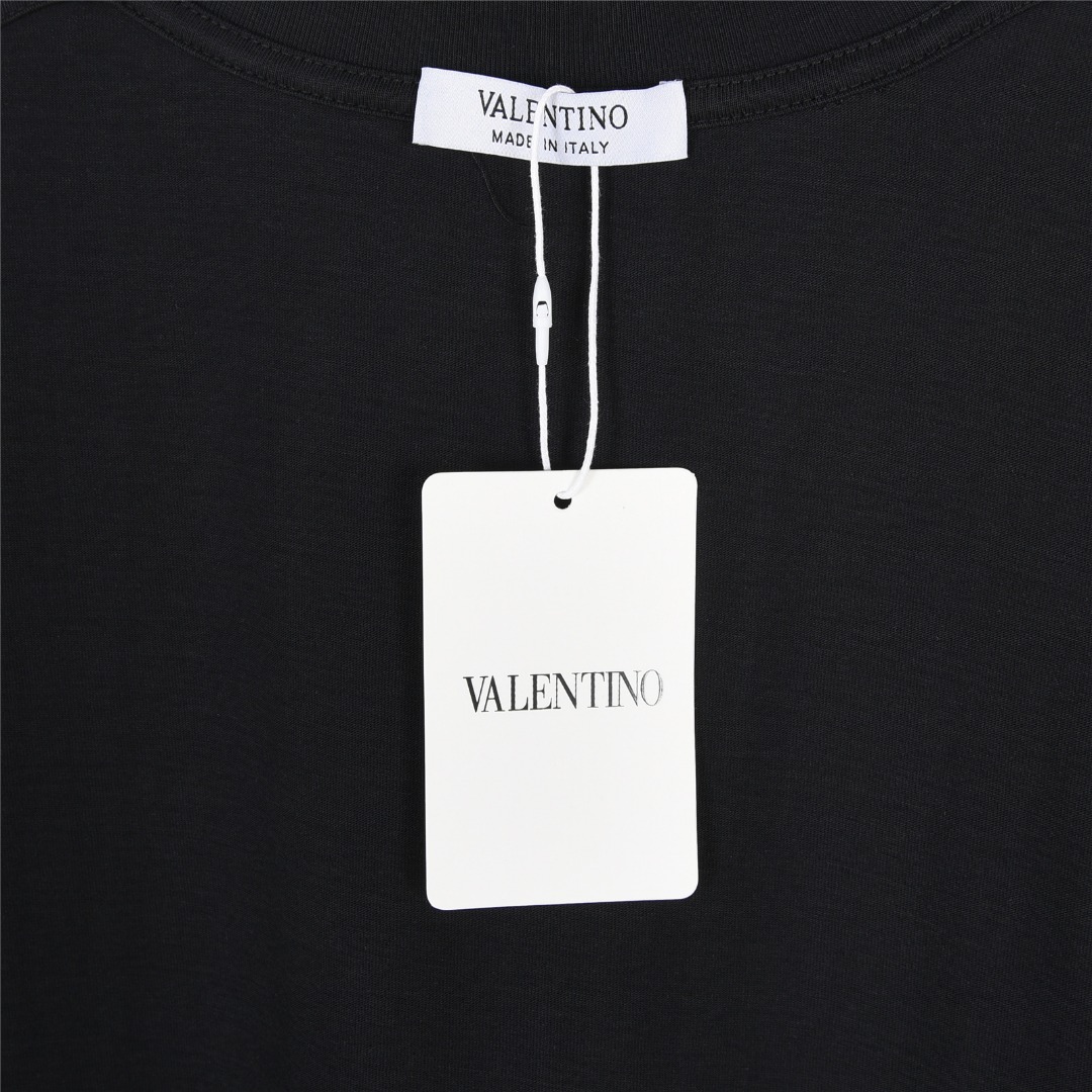 Valentino/华伦天奴 25ss 胸口logo压胶短袖T恤