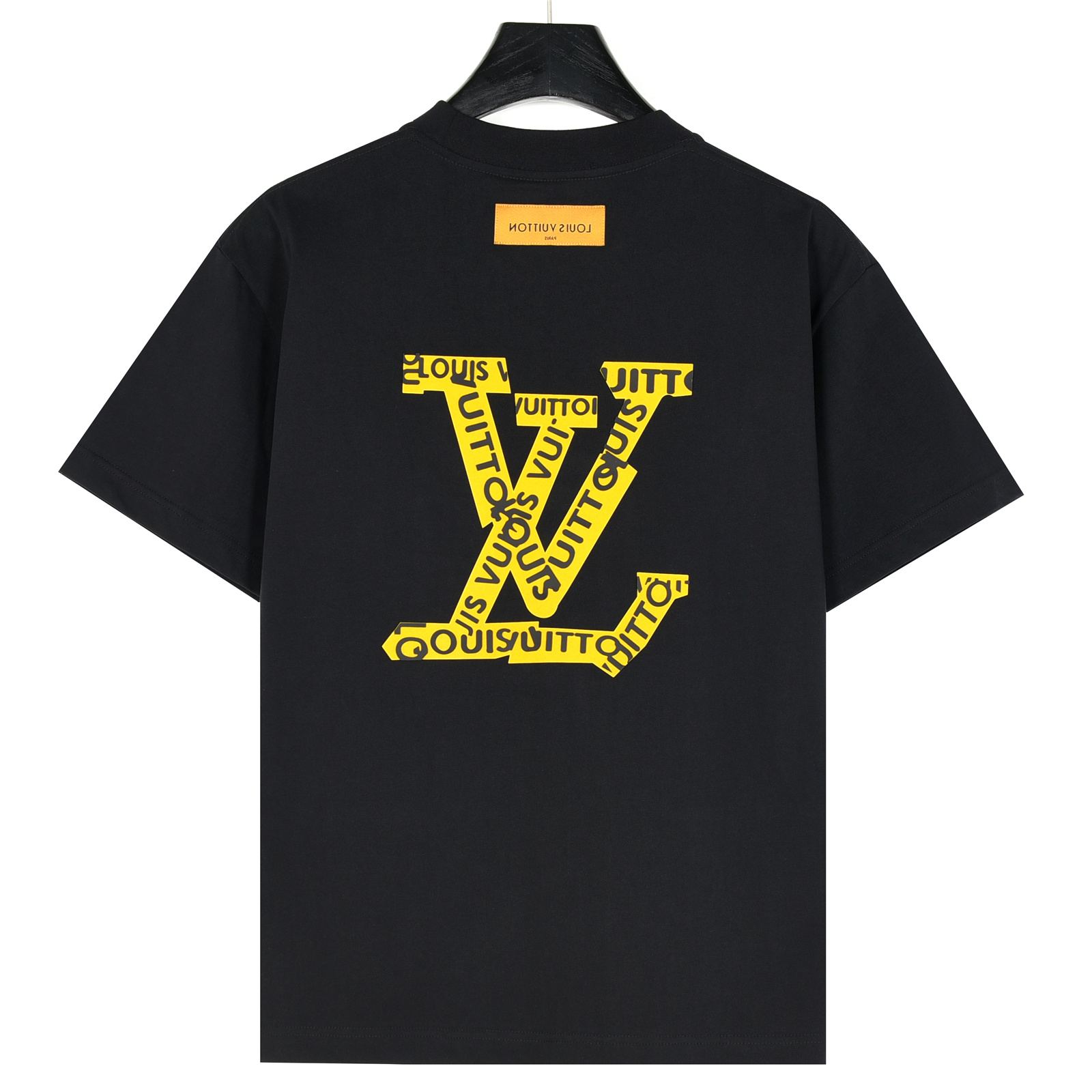 Louis Vuitton/路易威登 25ss 胶带logo立体压胶短袖T恤 白色 黑色-Chinese UA Cheap High Quatity Brand Clothes Bags handbags Sneakers wholesale wholesaler seller from China Factory suppliers Fashion Clothing Shoes best Quality Beautiful Price Louis Vuitton/路易威登 25ss 胶带logo立体压胶短袖T恤 白色 黑色