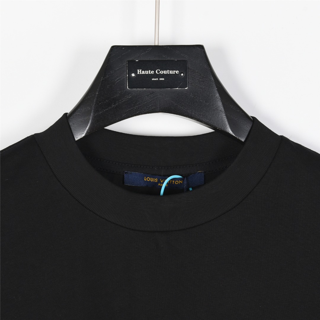 LouisVuitton X Supreme联名 联名logo涂鸦印花短袖T恤
