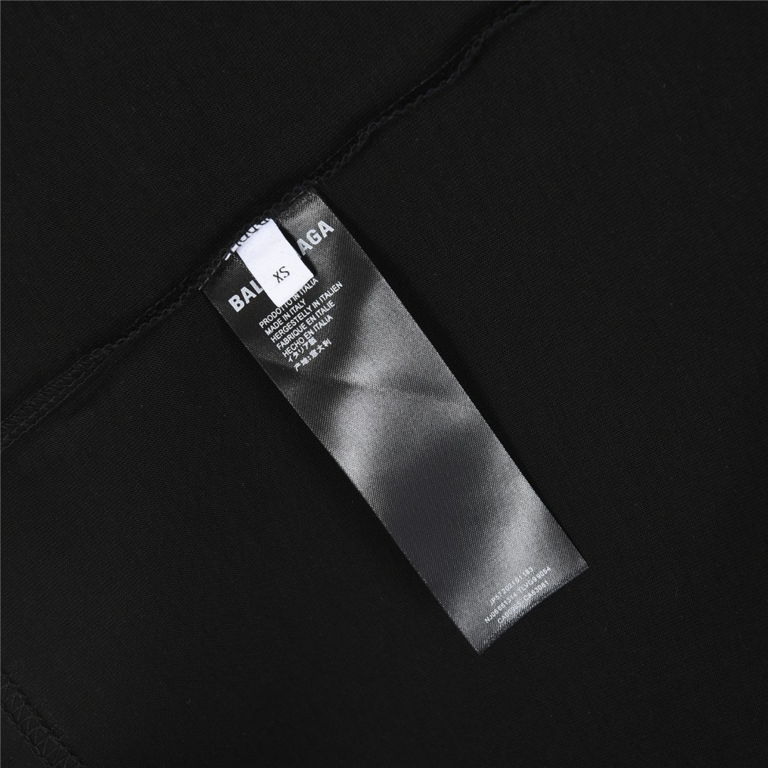 Balenciaga X Supreme 联名 联名logo字母印花短袖T恤