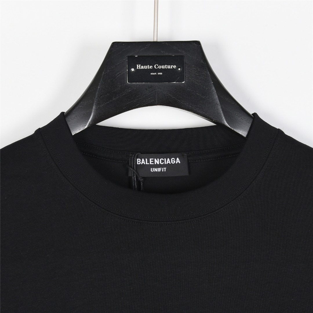 Balenciaga/巴黎世家 25ss 经典单品图案印花短袖T恤