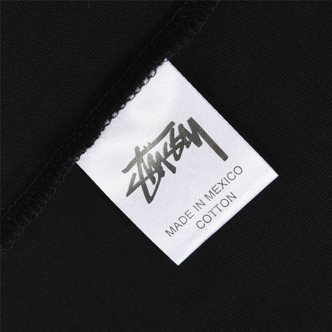 Stussy/斯图西 25ss 樱桃黑八印花logo短袖T恤