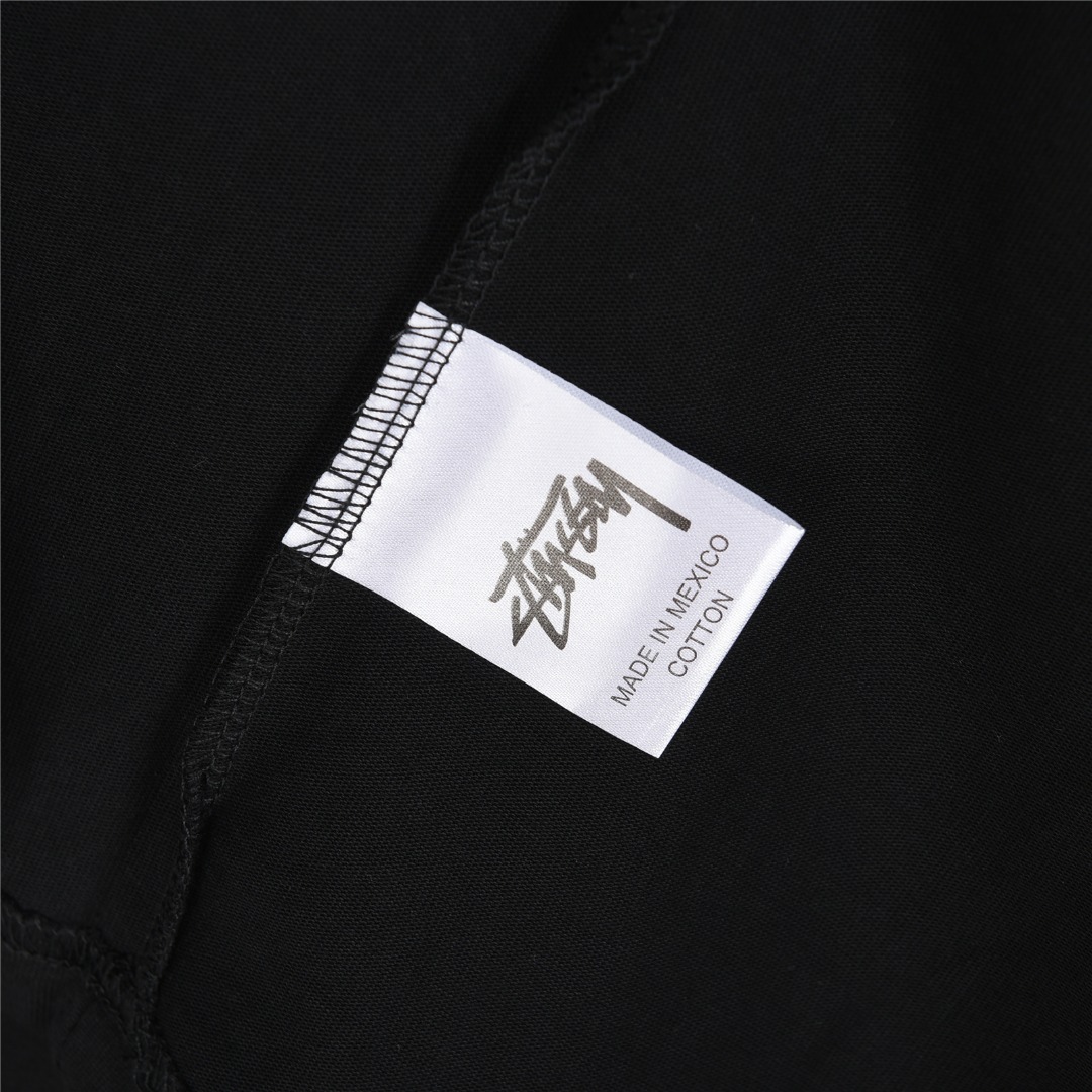 Stussy/斯图西 25ss 毛绒骰子印花logo短袖T恤