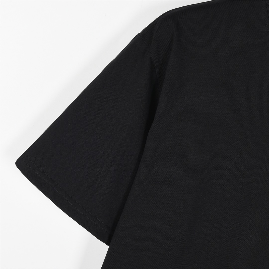 Stussy/斯图西 25ss 水银效果签名logo印花短袖T恤
