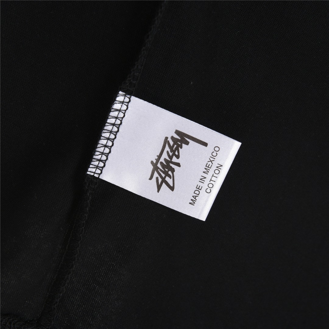 Stussy/斯图西 25ss 水银效果签名logo印花短袖T恤