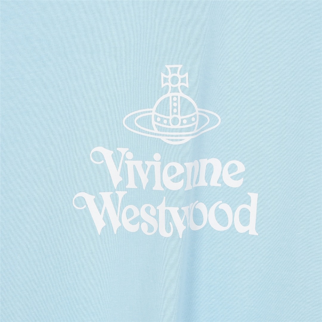 Vivienne Westwood/西太后 25ss logo图案印花明线短袖T恤-High Quatity Cheap Brand wholesale wholesaler seller Clothes Bags handbags Sneakers Top Fashion Clothing Shoes from China Factory Chinese suppliers best Quality Beautiful Price Vivienne Westwood/西太后 25ss logo图案印花明线短袖T恤