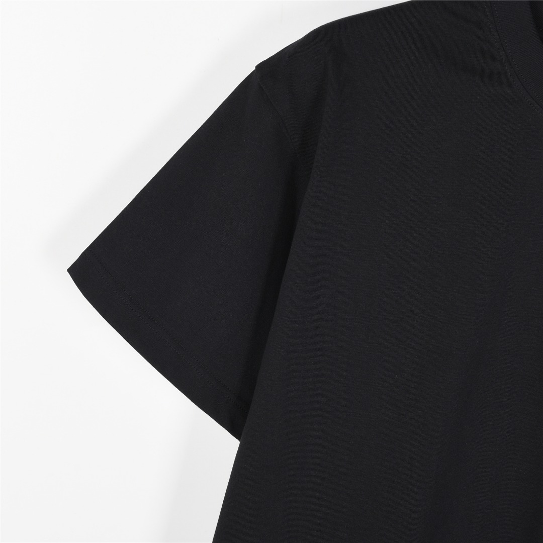Celine/赛琳 25SS 植绒刺绣凯旋门logo短袖T恤