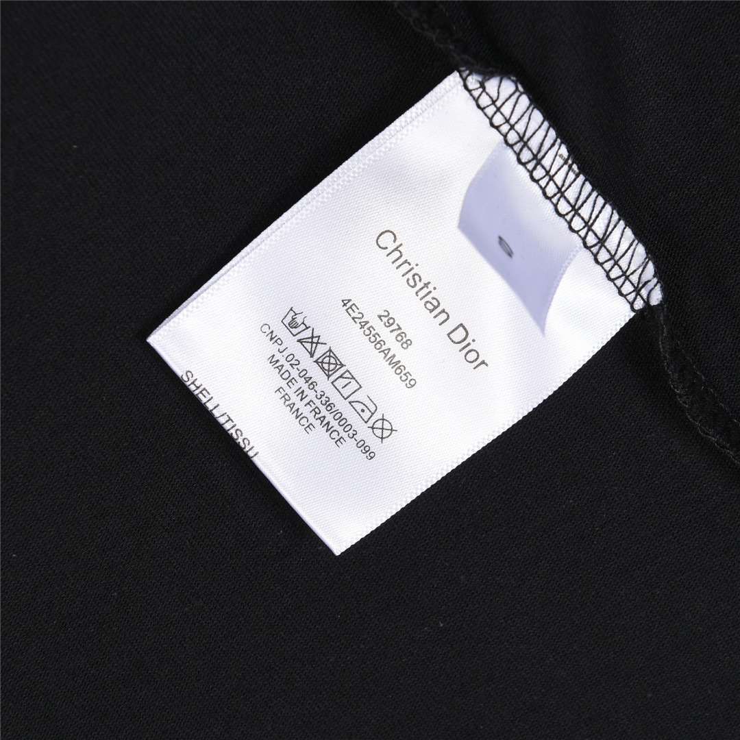 Dior X Stone Island 联名款 25ss 罗盘贴布刺绣短袖T恤